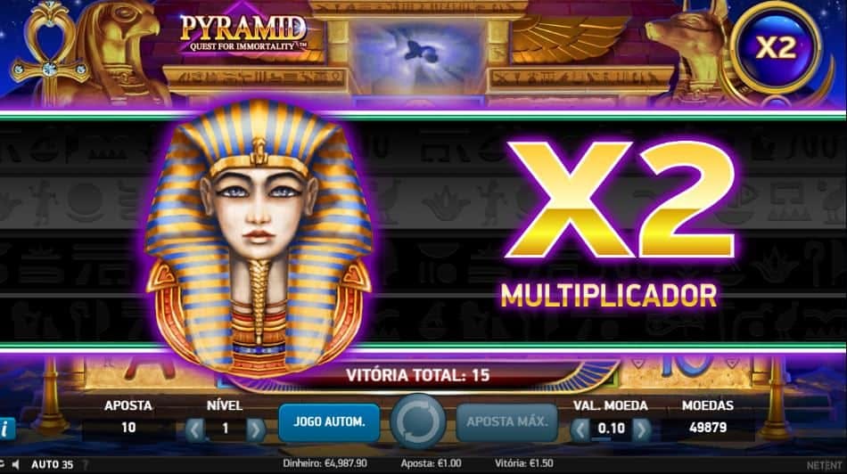 bonus rounds and Free Spins on Pyramid: Quest for Immortality